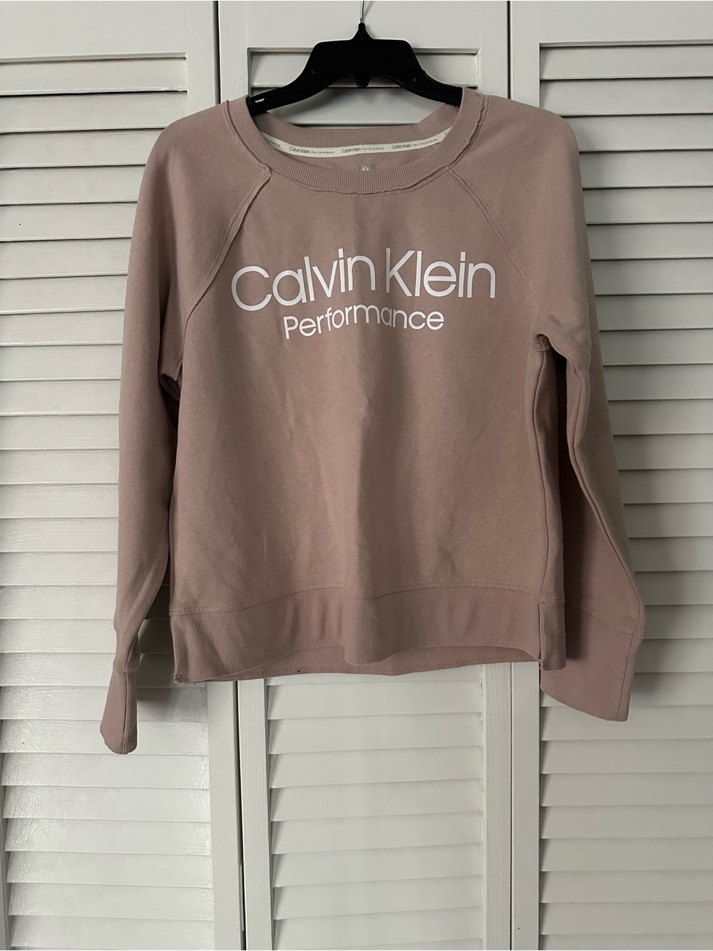 Calvin Klein Performance Dusty Mauve Crewneck Sweatshirt